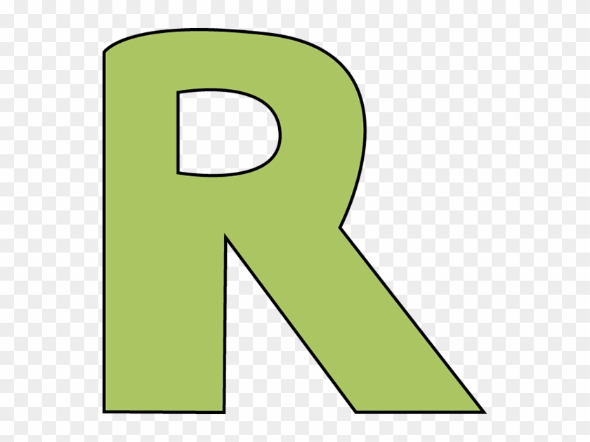 Green Letter R Clip Art - Letter R In Green #376092
