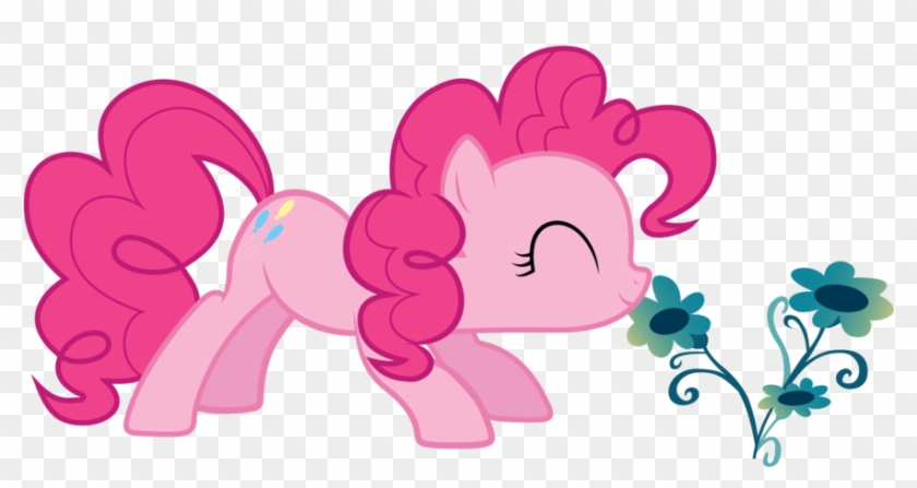 Stop And Smell The Flowers, Pinkie By Techrainbow - Pinkie Pie Flowers #376165