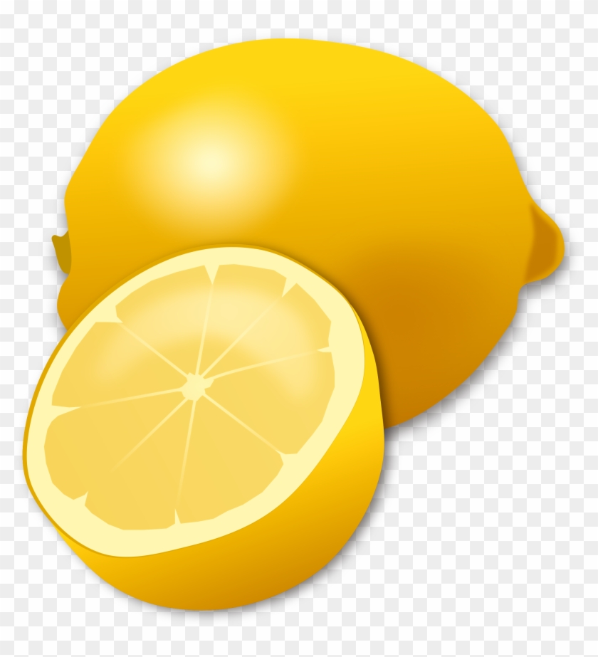 Lemon Clipart Transparent Background - Cartoon Lemon With Transparent Background #376192