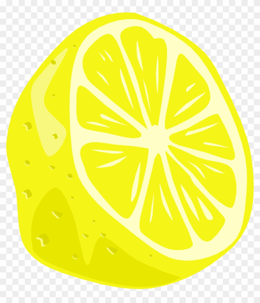 Lemon Clipart Yellow Lemon - Lemon Clip Art Png #376212