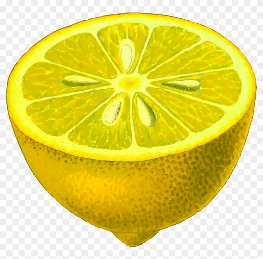Lemon Clipart Half - Lemon Half #376280