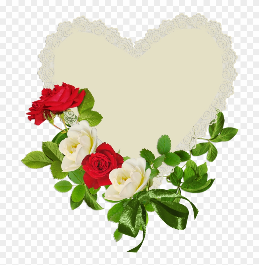 Valentine Heart Imagesvalentine Heartsflower Clipartwild - Зеленые Розы Для Фотошопа #376323