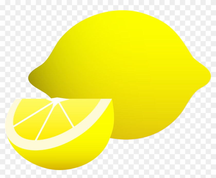 Free Lemon Clip Art Pictures - Lemon Wedge Drawing #376348