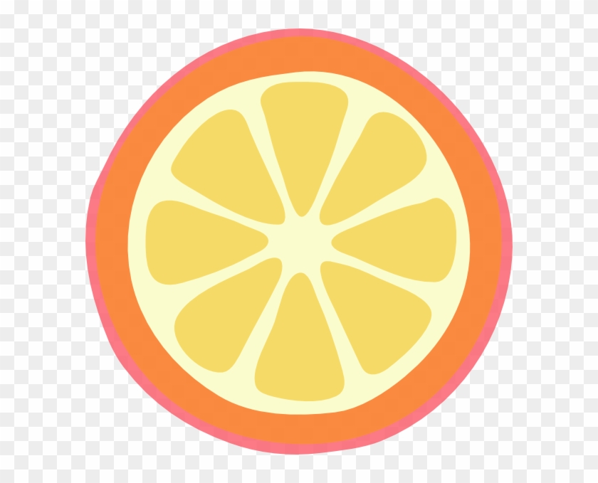 Lemon Clipart Half Orange - Grapefruit Clipart #376374