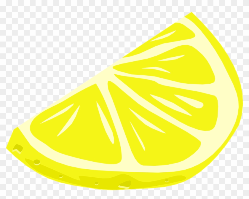 Lemon Clipart Lemon Wedge - Lemon Wedge Clip Art #376388