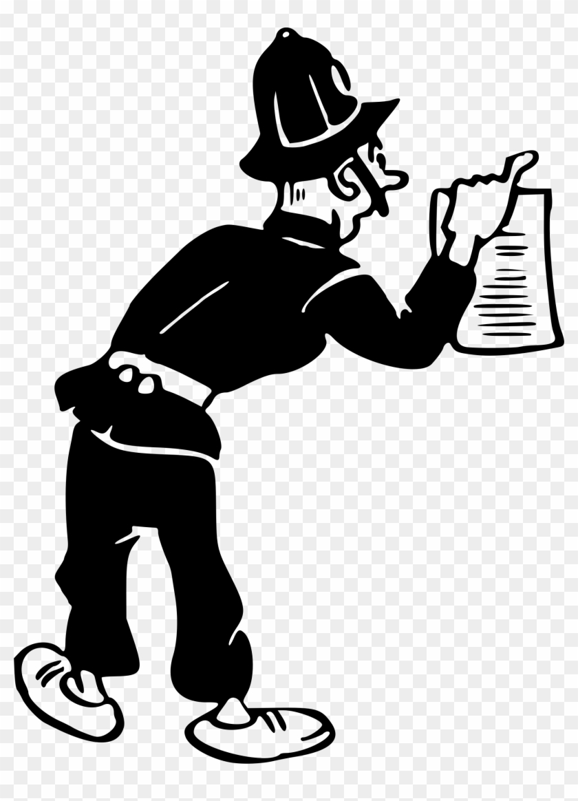 Big Image - Police Warrant Clip Art #376460