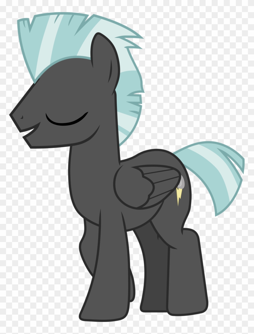 You Can Click Above To Reveal The Image Just This Once, - My Little Pony Thunderlane #376529