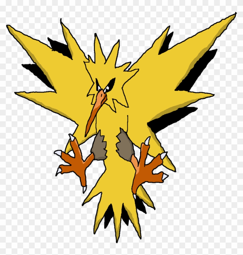 7 Days Of Pokemon-day 2 Zapdos By Godzilla719 - February 23 #376609