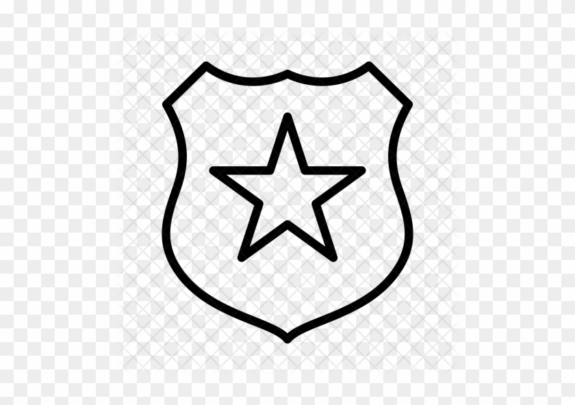 Police Badge Icon - Police Badge Icon #376643