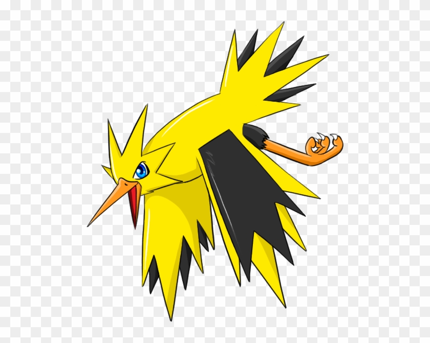 Zapdos By Articuno - Zapdos Chibi Png #376647