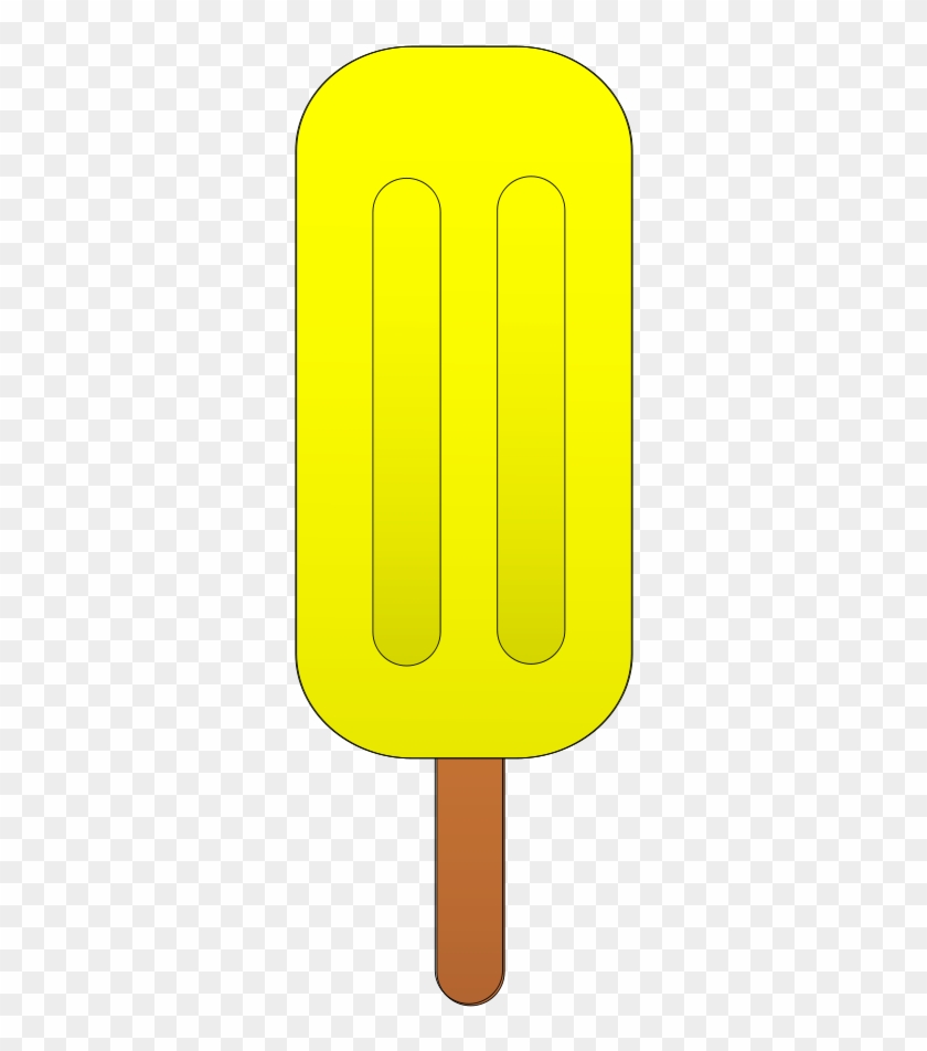Pineapple Popsicle Clipart - Cartoon Lemon Popsicle #376660