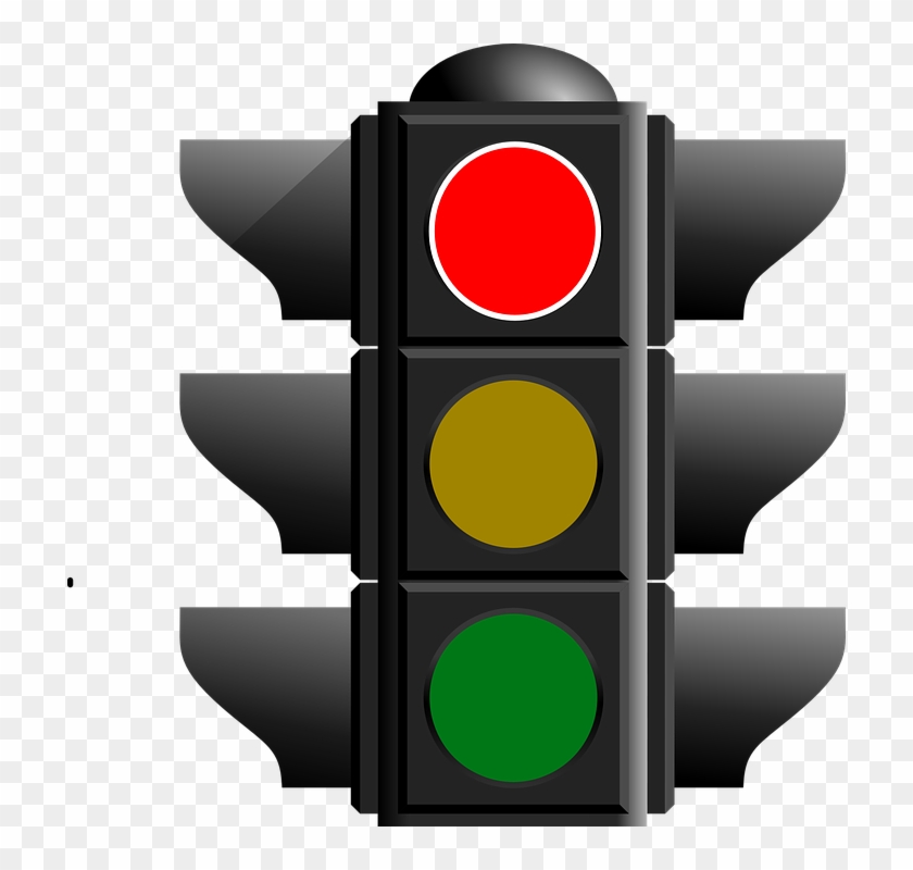 Traffic Light Clipart Light Energy - Red Traffic Light #376706