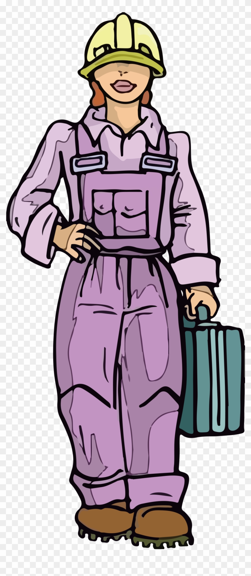 Cartoon Laborer Clip Art - Cartoon Laborer Clip Art #376776