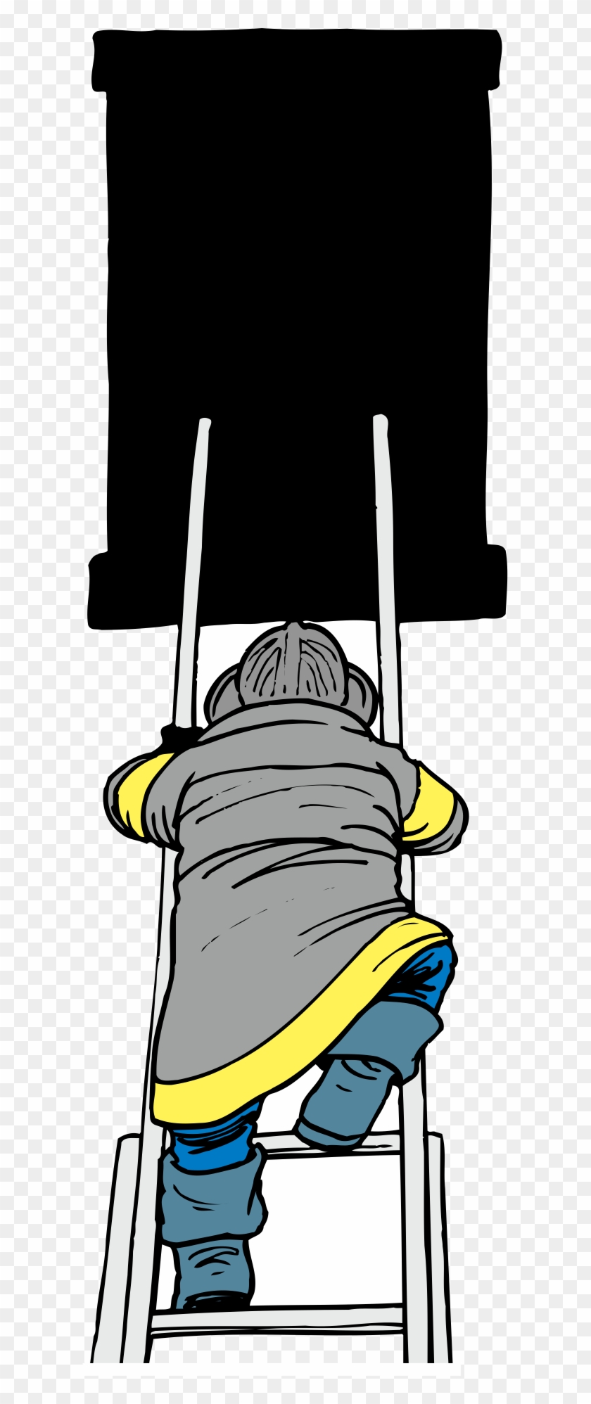 Laborer Ladder Clip Art - Firefighter #376828