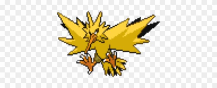 Zapdos Sprite - Minecraft Pixel Art Pokemon Zapdos #376880