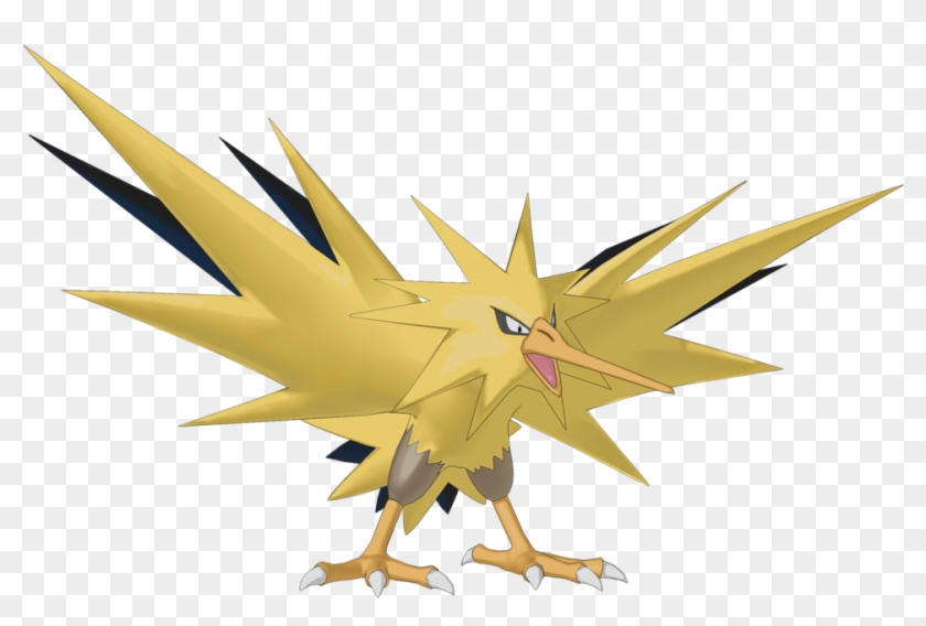 Zapdos By Blui129 - Zapdos Pokemon 3d Png #376968