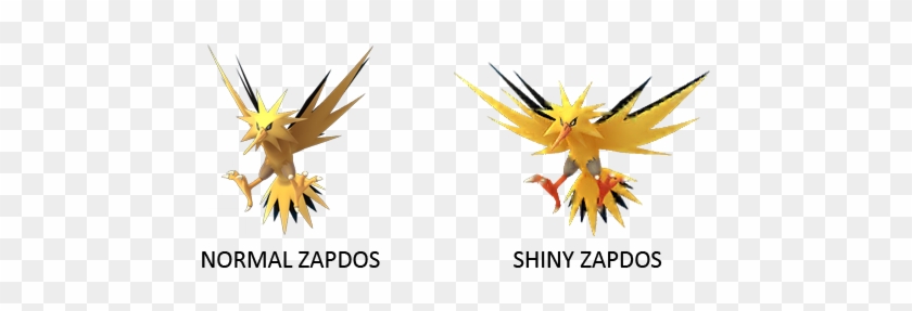 Pokemon GO: Shiny Zapdos Is Almost Identical To Regular Zapdos