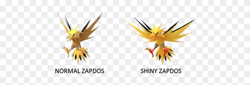 Is there any difference between regular and shiny Zapdos? - PokéBase  Pokémon Answers