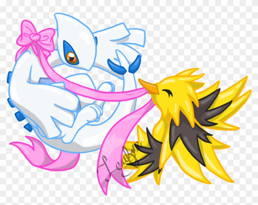 Chibi Lugia Zapdos By Leafye - Zapdos Chibi #377011