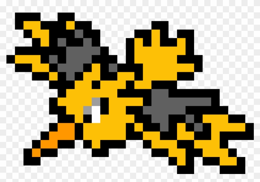 Pokemon Zapdos Pixel Art - Pixel Art Zapdos #377046