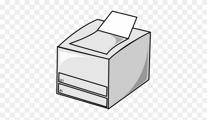 Dot Matrix Printer Clip Art - Printer Clip Art #377068