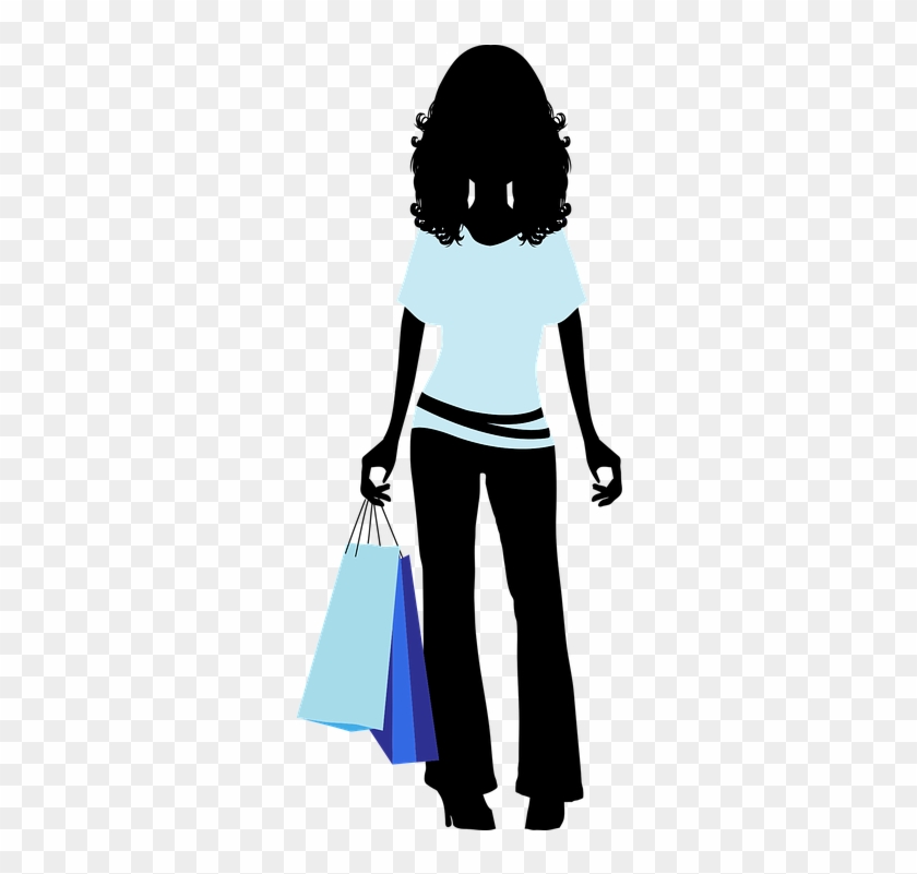 Do You Have A Spending Addiction - Shopping Woman Icon Png #377093