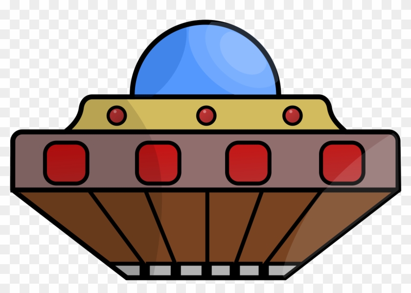 Cartoon Ufo Clip Art Is In The Public Domain So Use - Clip Art #377123