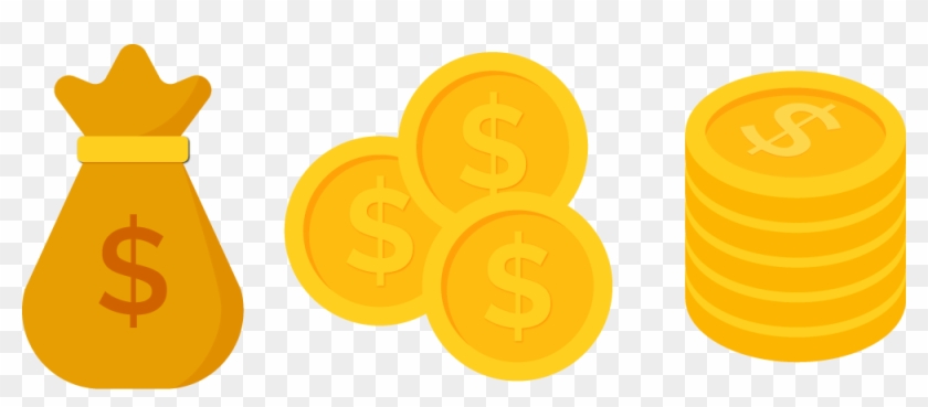 Coins Clipart Dollar Png Image 02 - Dollar Coins Clipart #377167