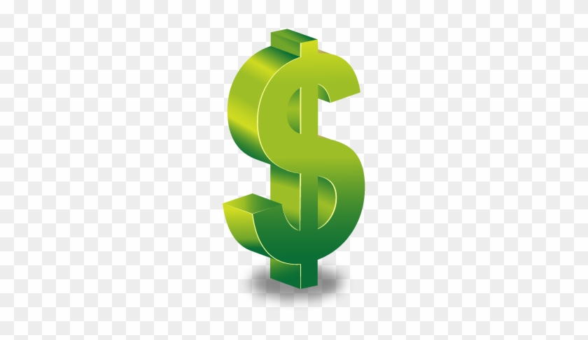 Dollar Free Cut Out Png Images - 3d Dollar Sign Png #377317