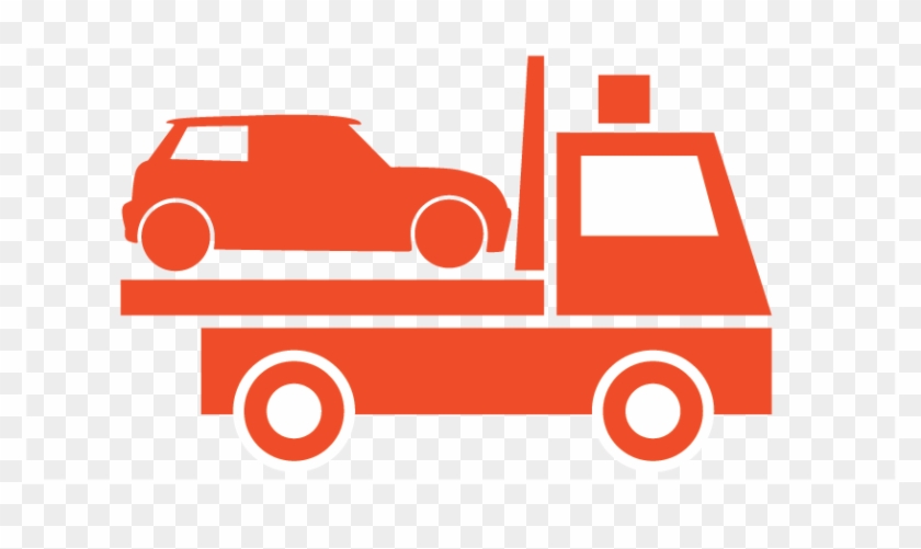 Free Towing Services - Car Accident Aam And Car On Tow Logo #377323