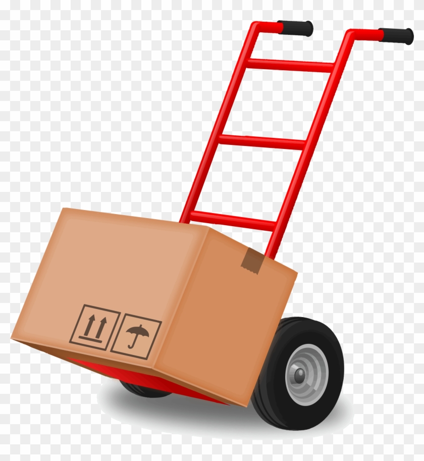 Big Image - Sack Truck Clip Art #377391