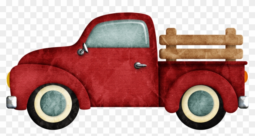 Old Truck - Old Red Truck Clipart #377405