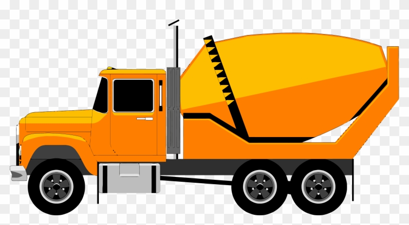 Cement Truck Mixer Clipart Png - Tow Truck Clip Art #377417
