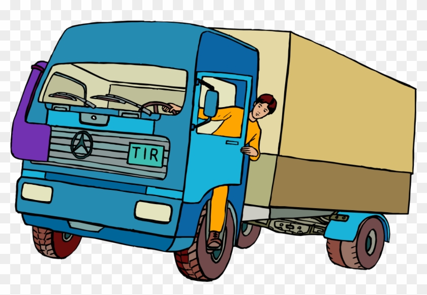 Car Dump Truck Truck Driver Clip Art - Cartoon Garbage Truck Driver #377431