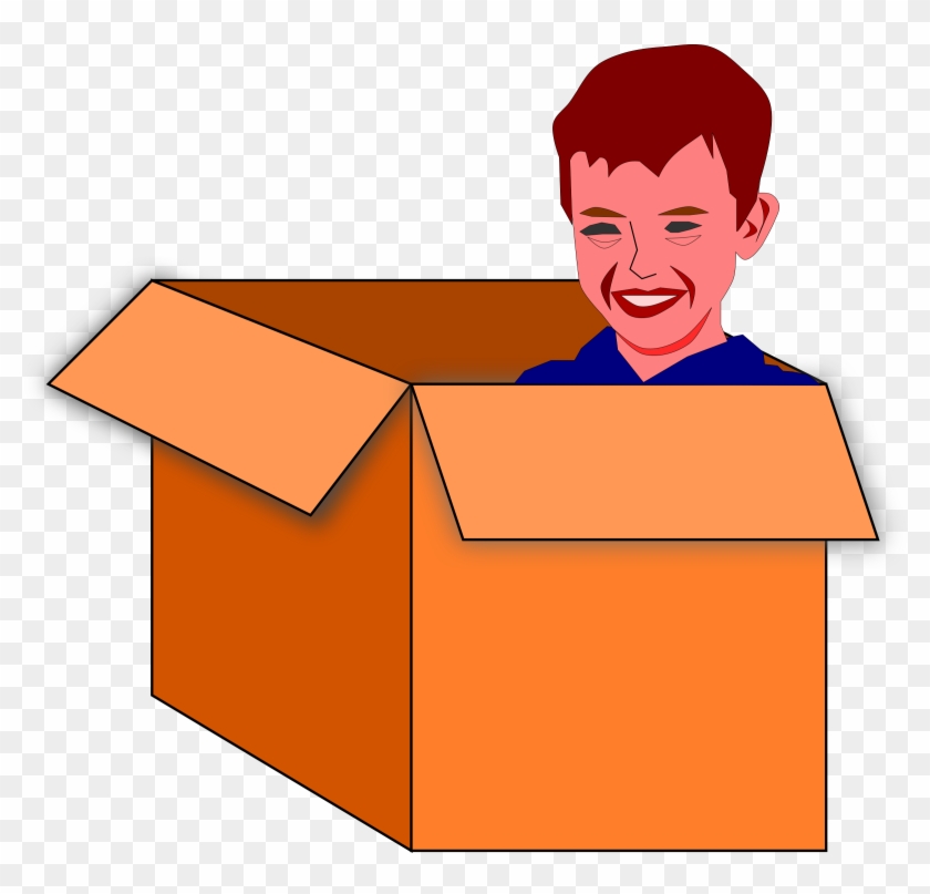 Free Stock Photo Of Child In A Box Vector Clipart - Box Clipart Png #377490