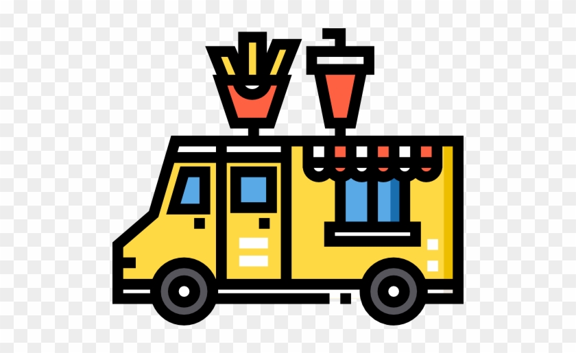 Food Truck Free Icon - Food Truck Free Icon #377531