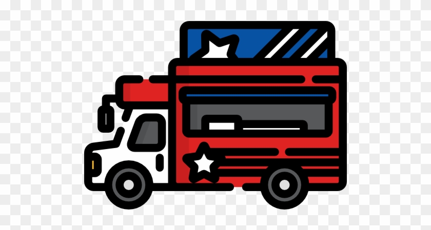 Food Truck Free Icon - Food Truck Free Icon #377577