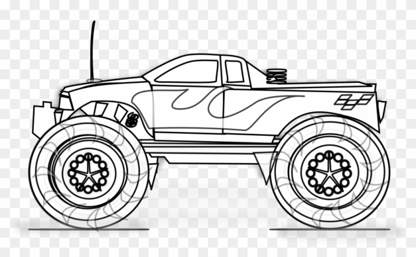 Free Printable Monster Truck Coloring Pages For Kids - Trucks Coloring Pages #377599