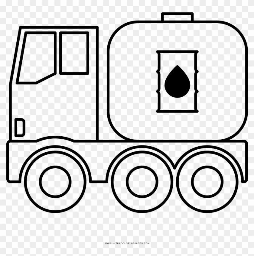 Oil Tank Truck Coloring Page - Imagenes Del Petroleo Para Dibujar #377629