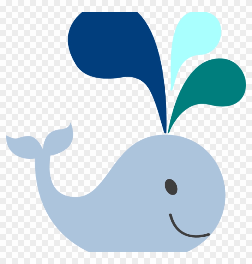 Blue Whale Clipart Ba Whale Clip Art Little Light Blue - Whale Clip Art #377659