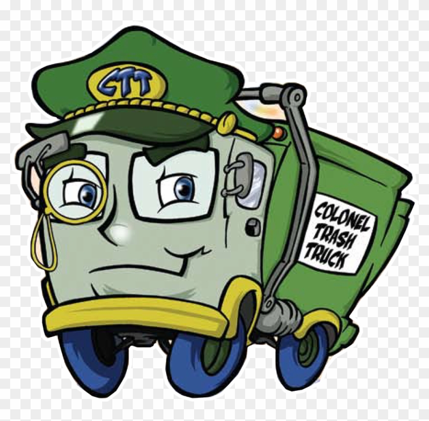 Colonel Trash Truck And Green And Clean Team Save The - Cartoon #377729