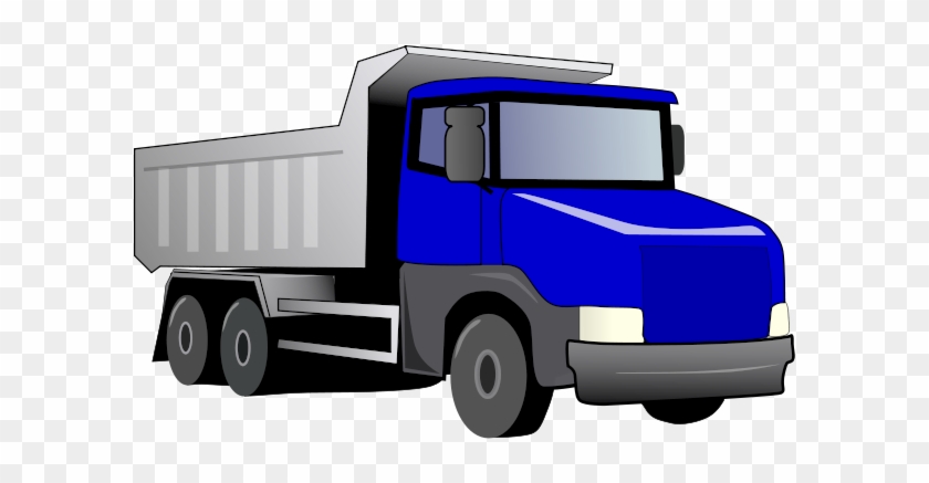 Blue Truck Clipart - Dump Truck Clip Art #377761