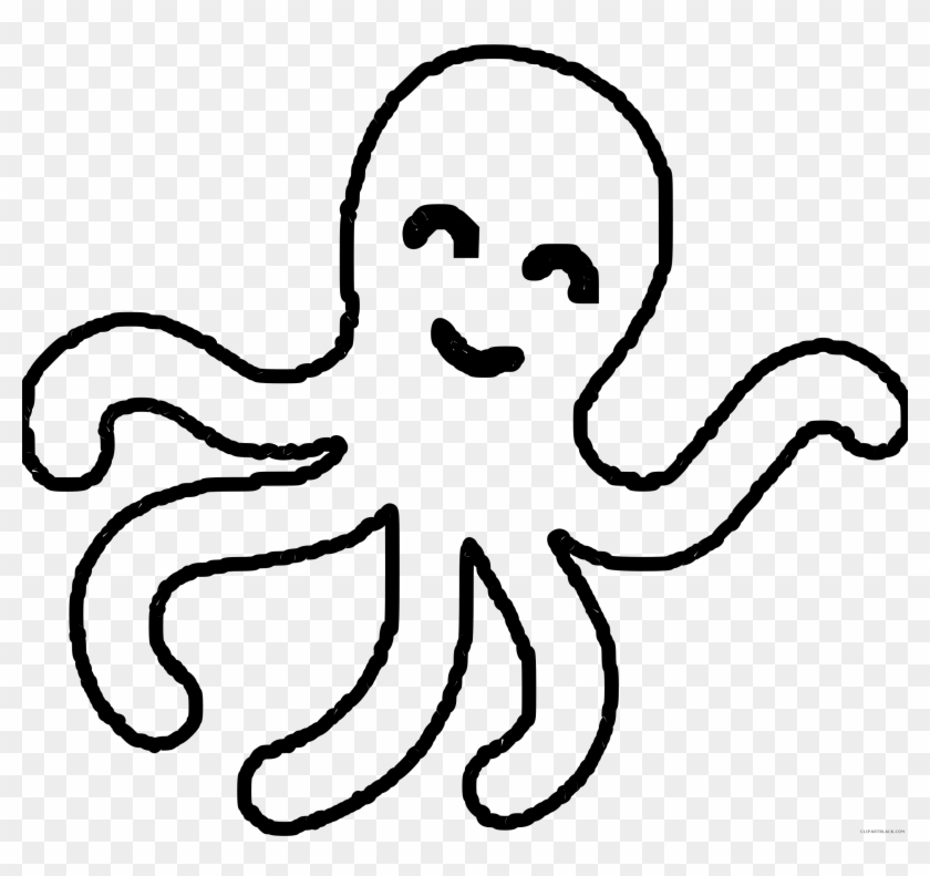Octopus Clipart Template - Colouring Picture Of Octopus #377781