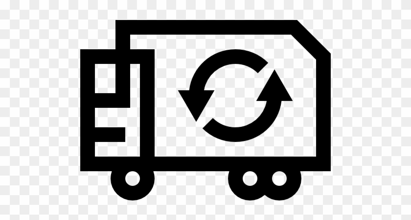 Garbage Truck Free Icon - Sign #377827