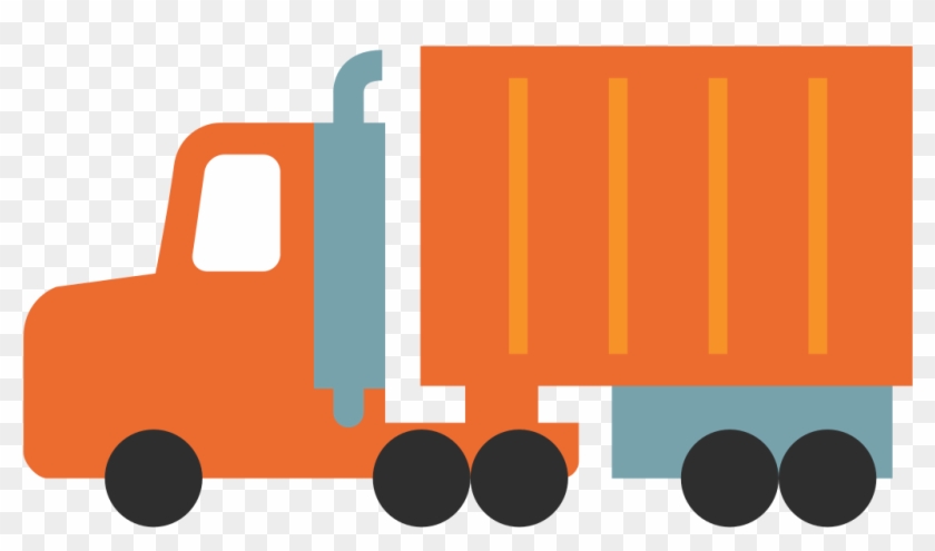 Semi-trailer Truck Emoji Articulated Vehicle - Truck Emoji #377941