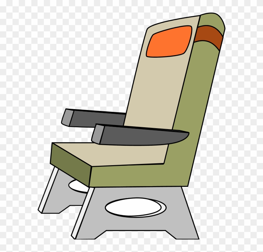Airplane Seat Clipart - Cartoon Airplane Seat #377951