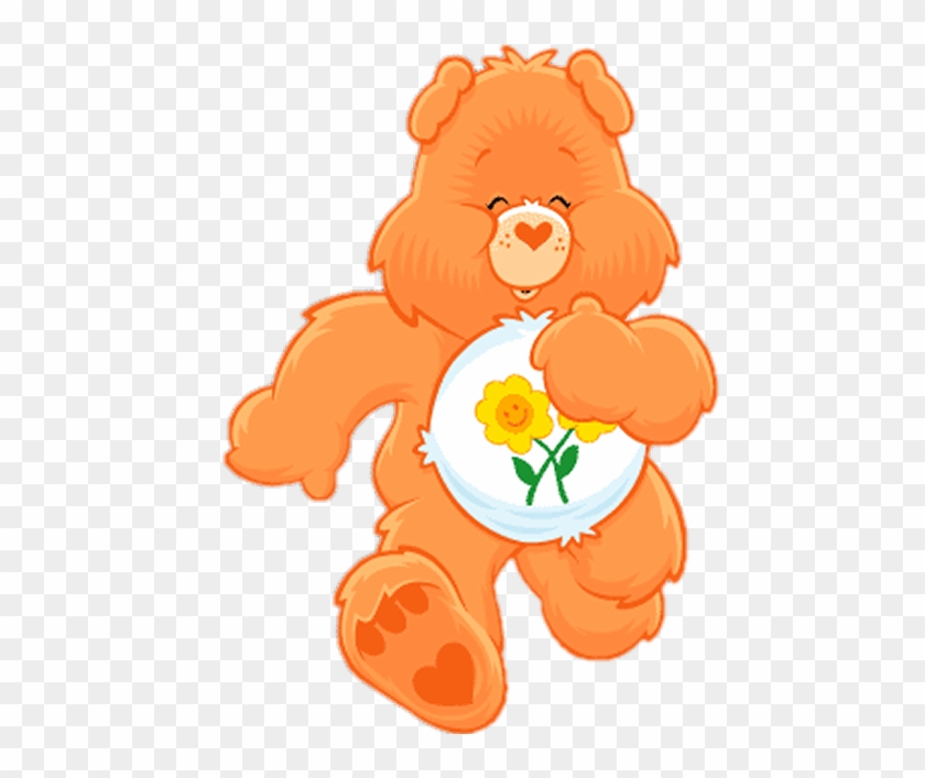 Ursinhos Carinhosos Png - Care Bear With Two Flowers #378147