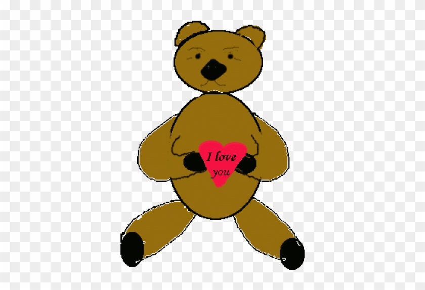 Free Vector Love Bear Clip Art - Love Bear #378192