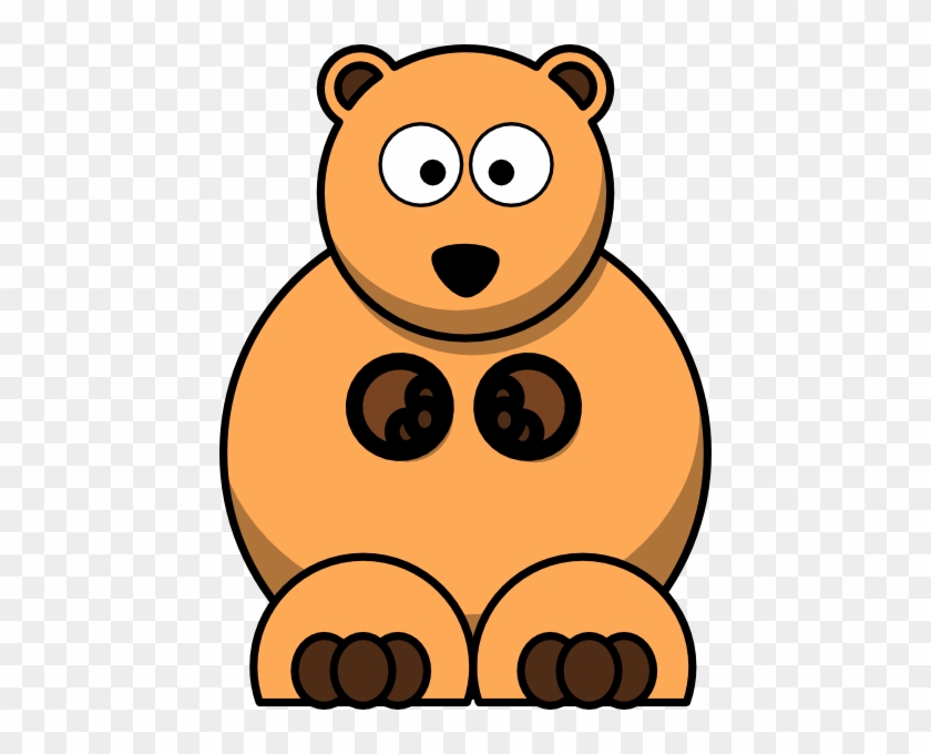 Orange Bear Clip Art - Cartoon Polar Bear #378204