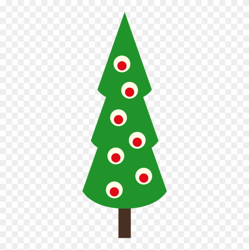 Christmas Tree Clip Art - Circle #378292